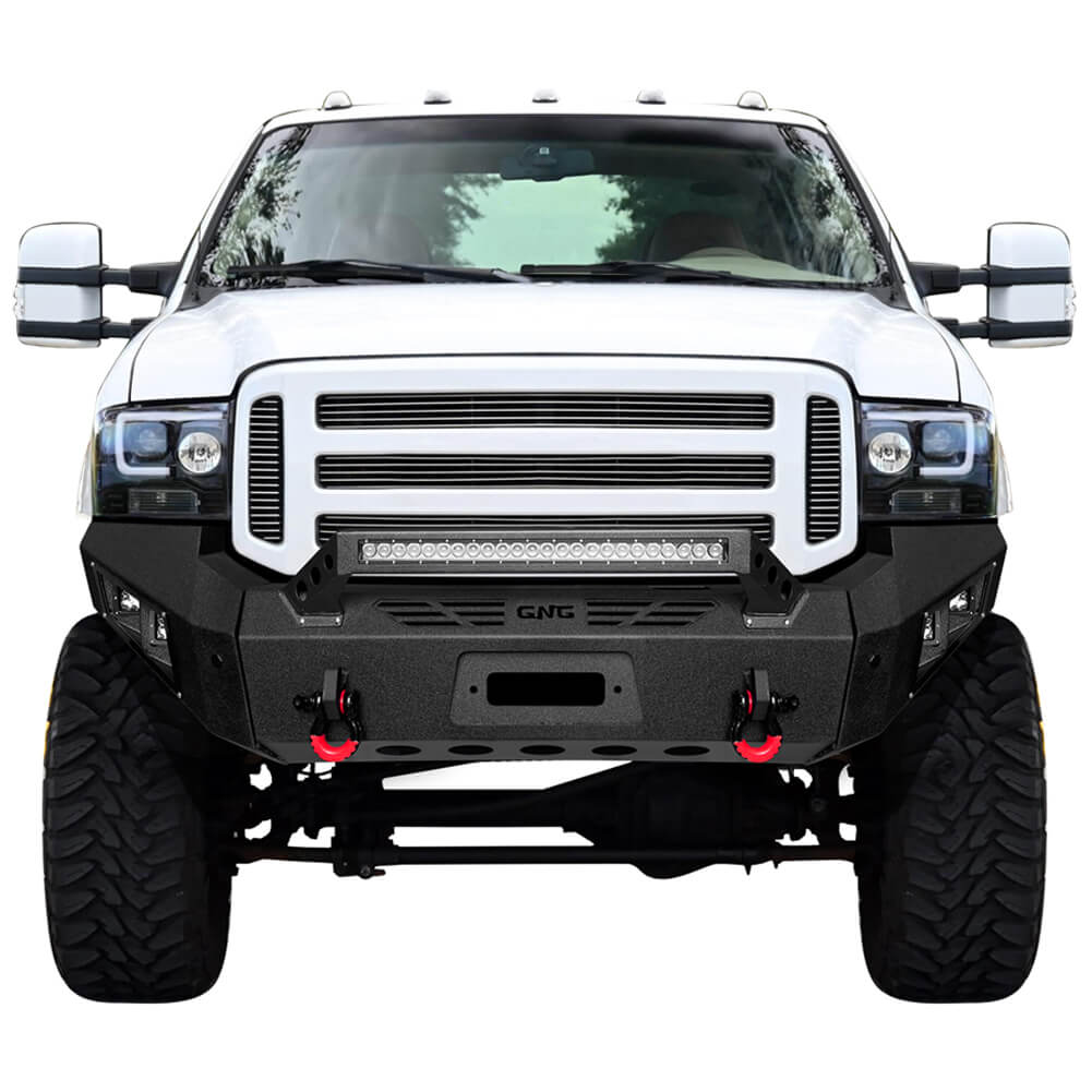 GNG Front and Rear Bumper Fits 2005-2007 Ford F250 F350 F450 Super Duty