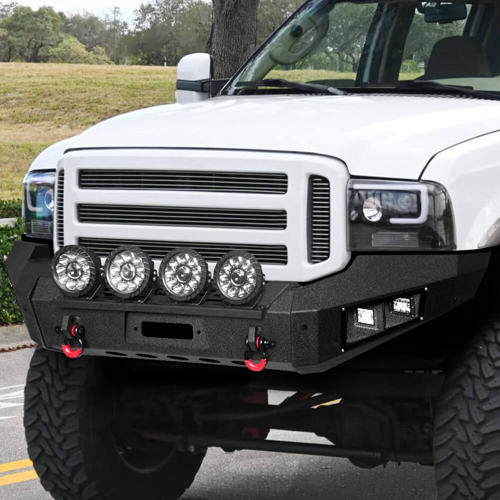 GNG Front and Rear Bumper Fits 2005-2007 Ford F250 F350 F450 Super Duty