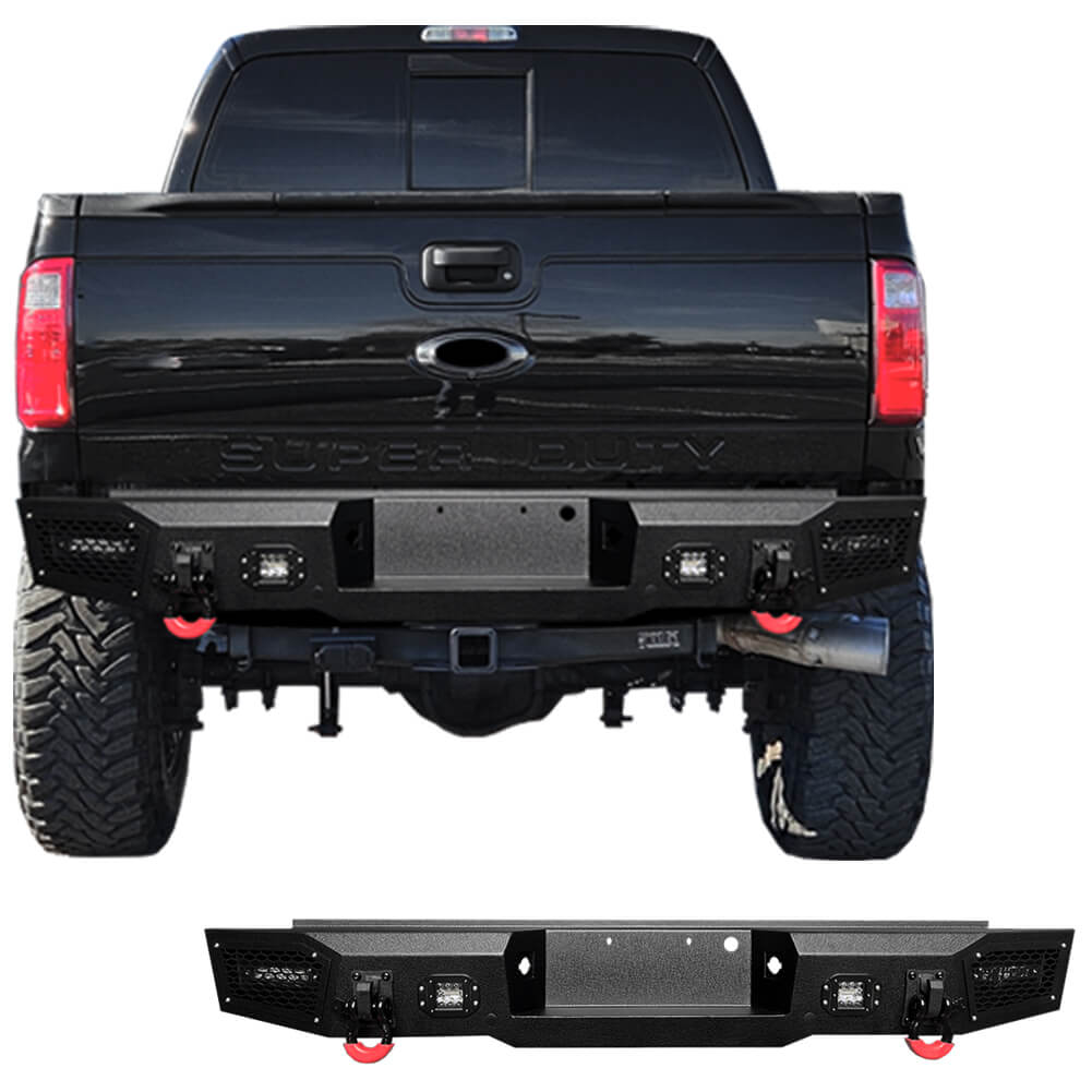 Vijay Rear Bumper Fits 1999-2016 Ford F250 F350 F450 Super Duty