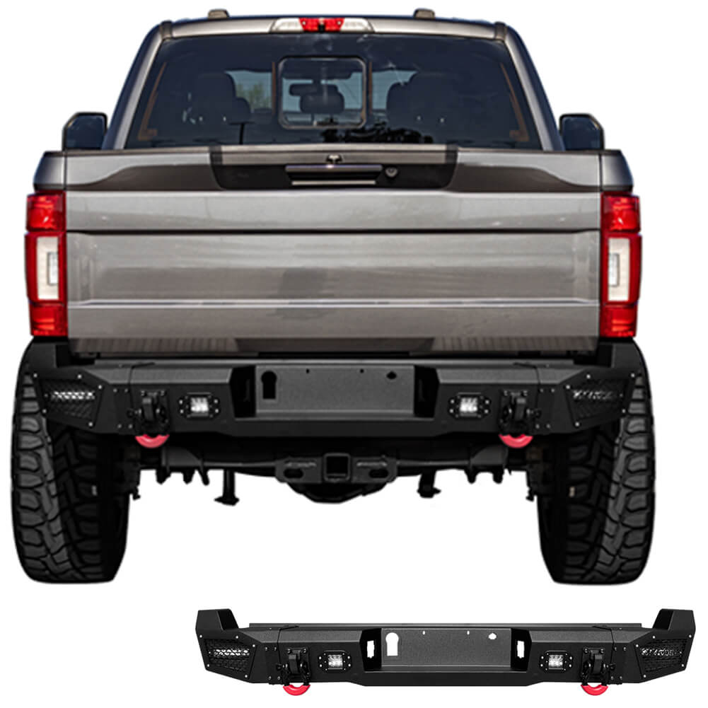 Vijay Rear Bumper Fits 2017-2022 Ford F250 F350 F450 Super Duty