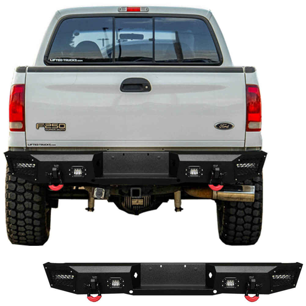 Vijay Rear Bumper Fits 1999-2016 Ford F250 F350 F450 Super Duty