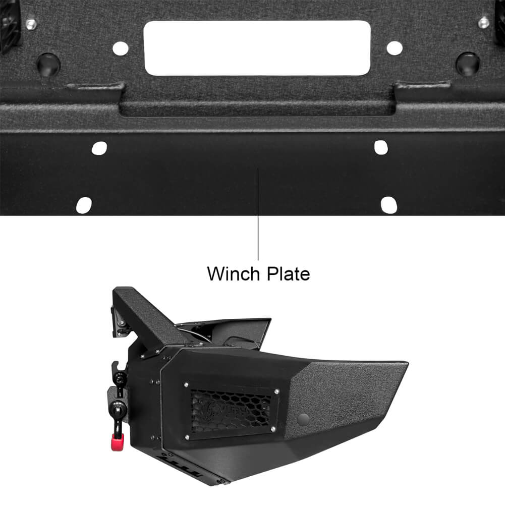 Vijay Front Bumper and Rear Bumper Fits 2008-2010 Ford F250 F350 F450 Super Duty