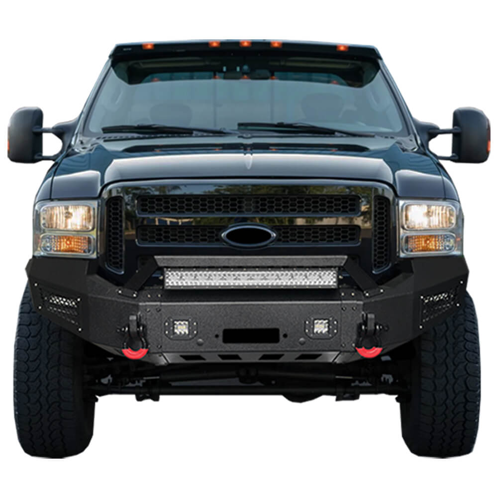 Vijay Front Bumper and Rear Bumper Fits 2005-2007 Ford F250 F350 F450 Super Duty