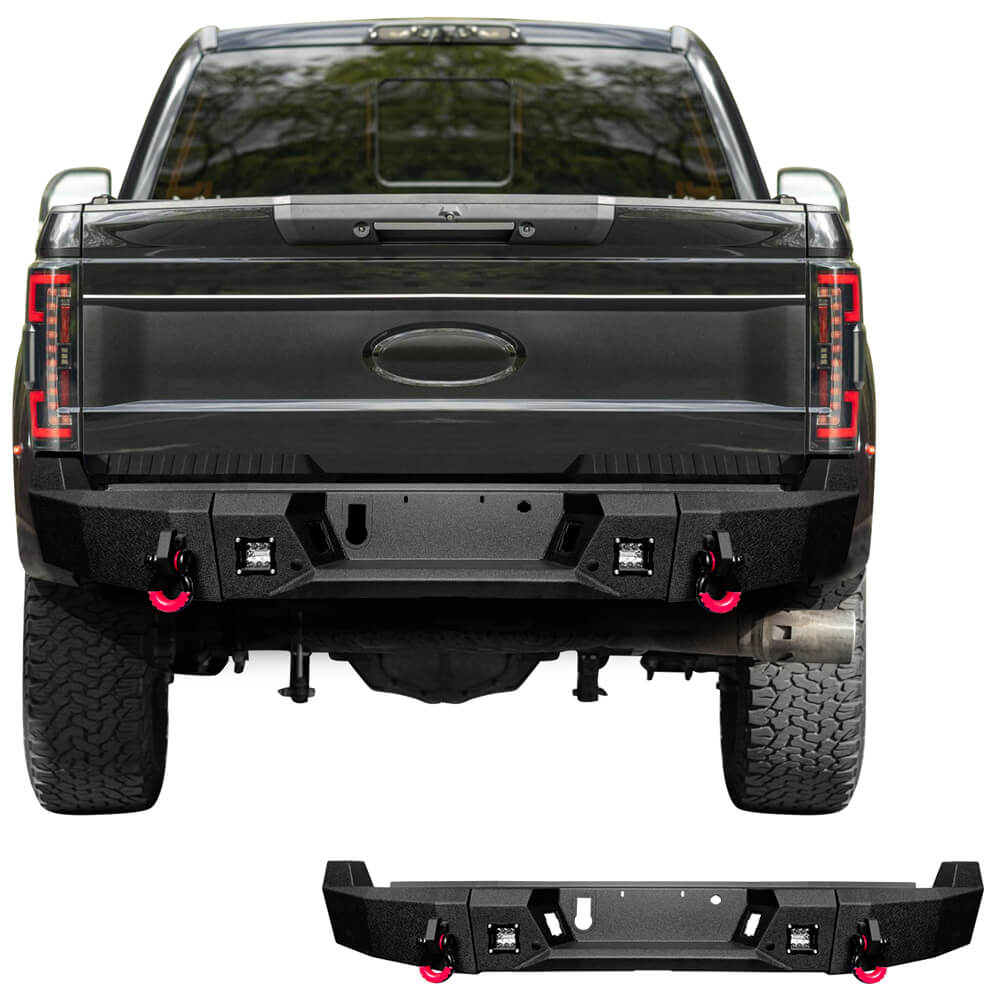 Vijay Rear Bumper Fits 2017-2022 Ford F250 F350 F450 Super Duty