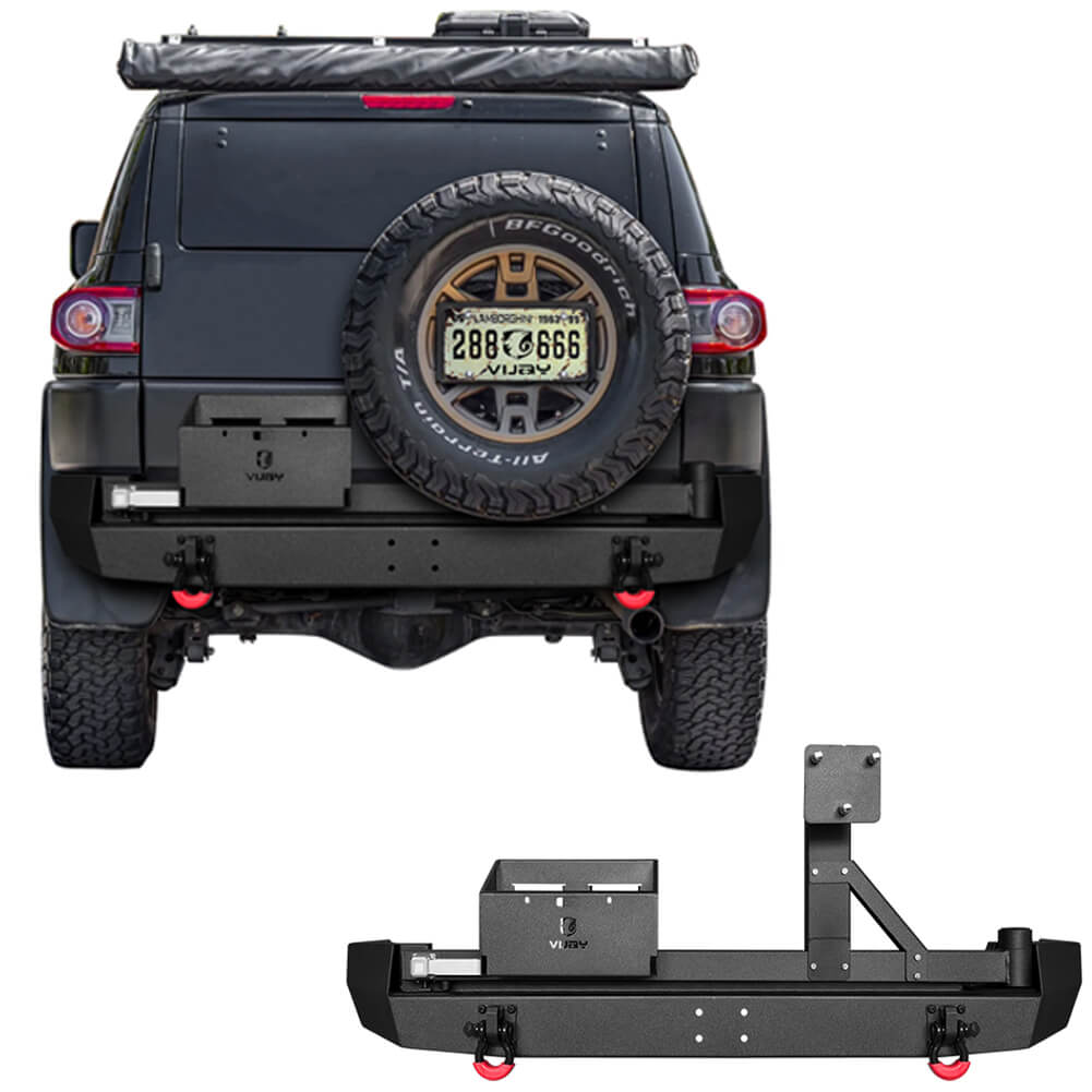 Vijay Rear Bumper Fits 2007-2014 Toyota FJ Cruiser