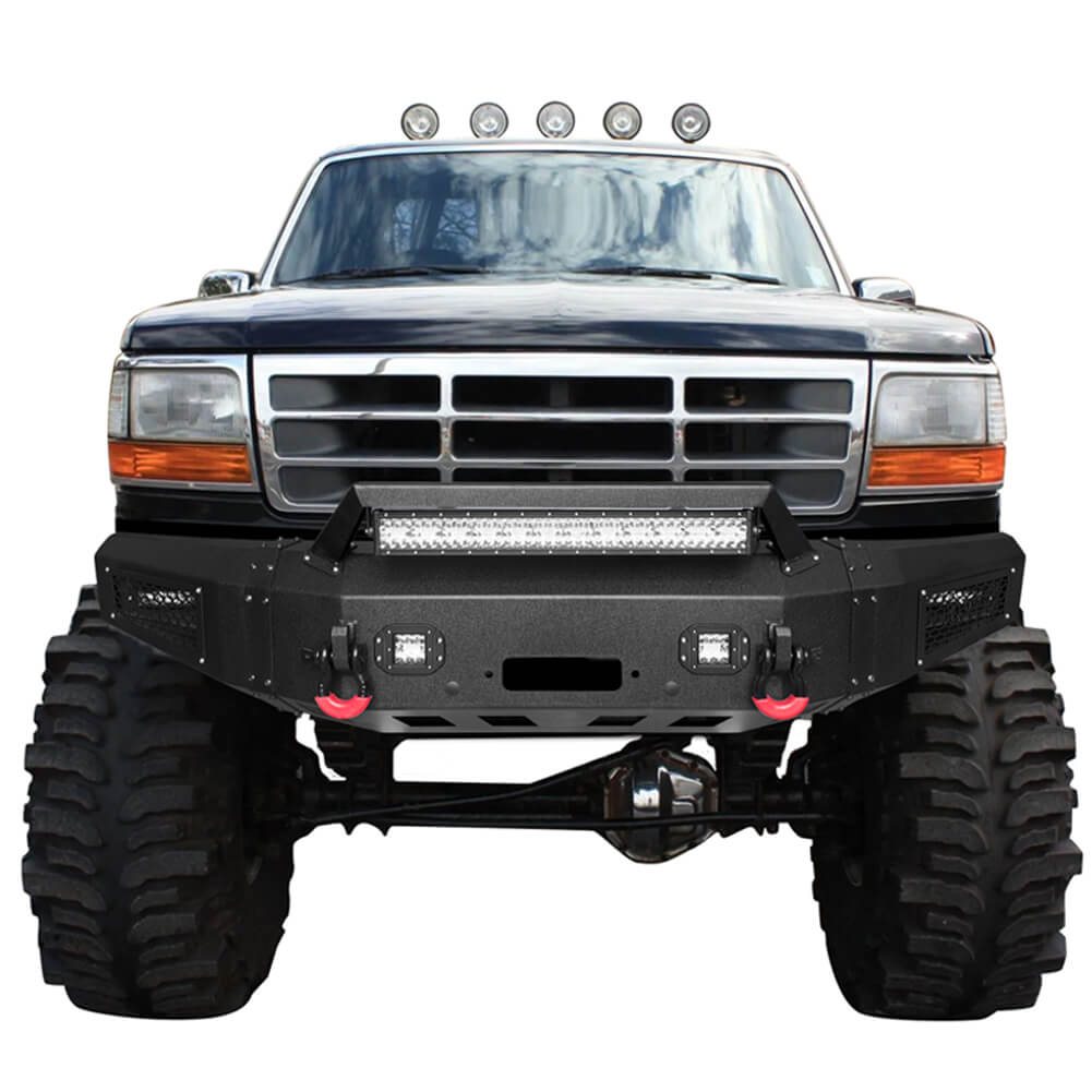 Vijay Front Bumper and Rear Bumper Fits 1992-1997 Ford F150 F250 F350 Super Duty