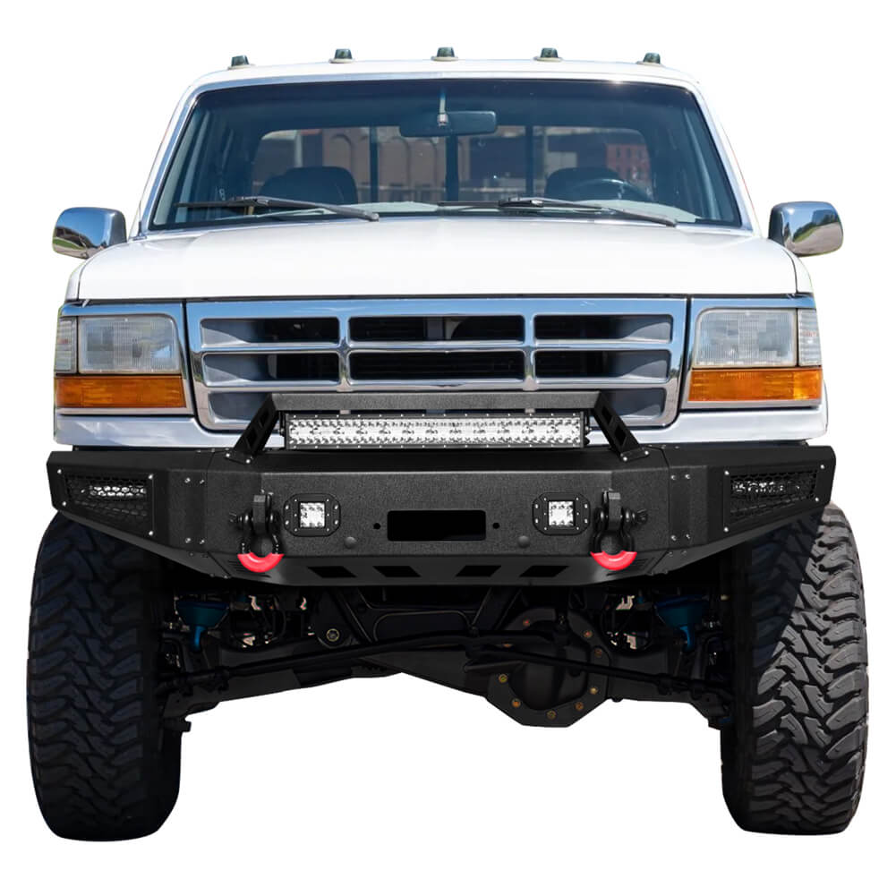 Vijay Front Bumper and Rear Bumper Fits 1992-1996 Ford F150 F250 F350 Super Duty