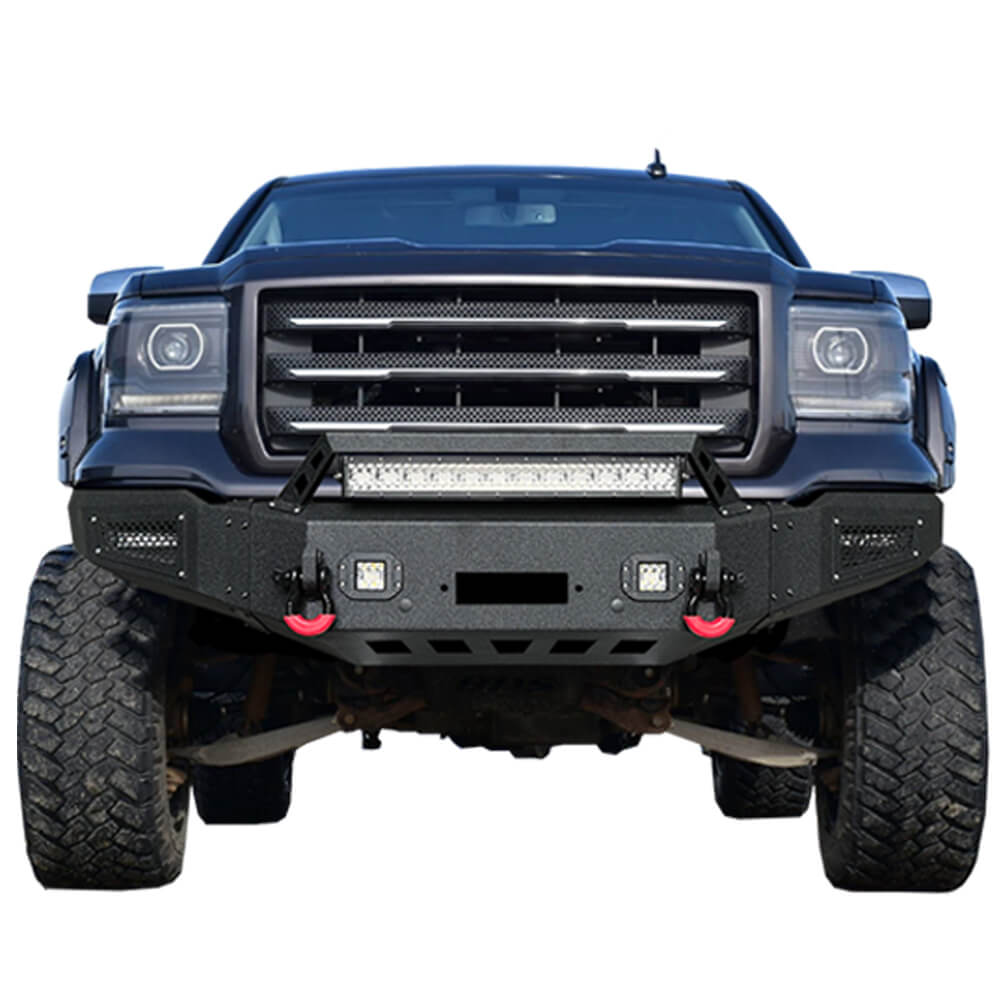 Vijay Front Bumper and Rear Bumper Fits 2014-2015 GMC Sierra 1500