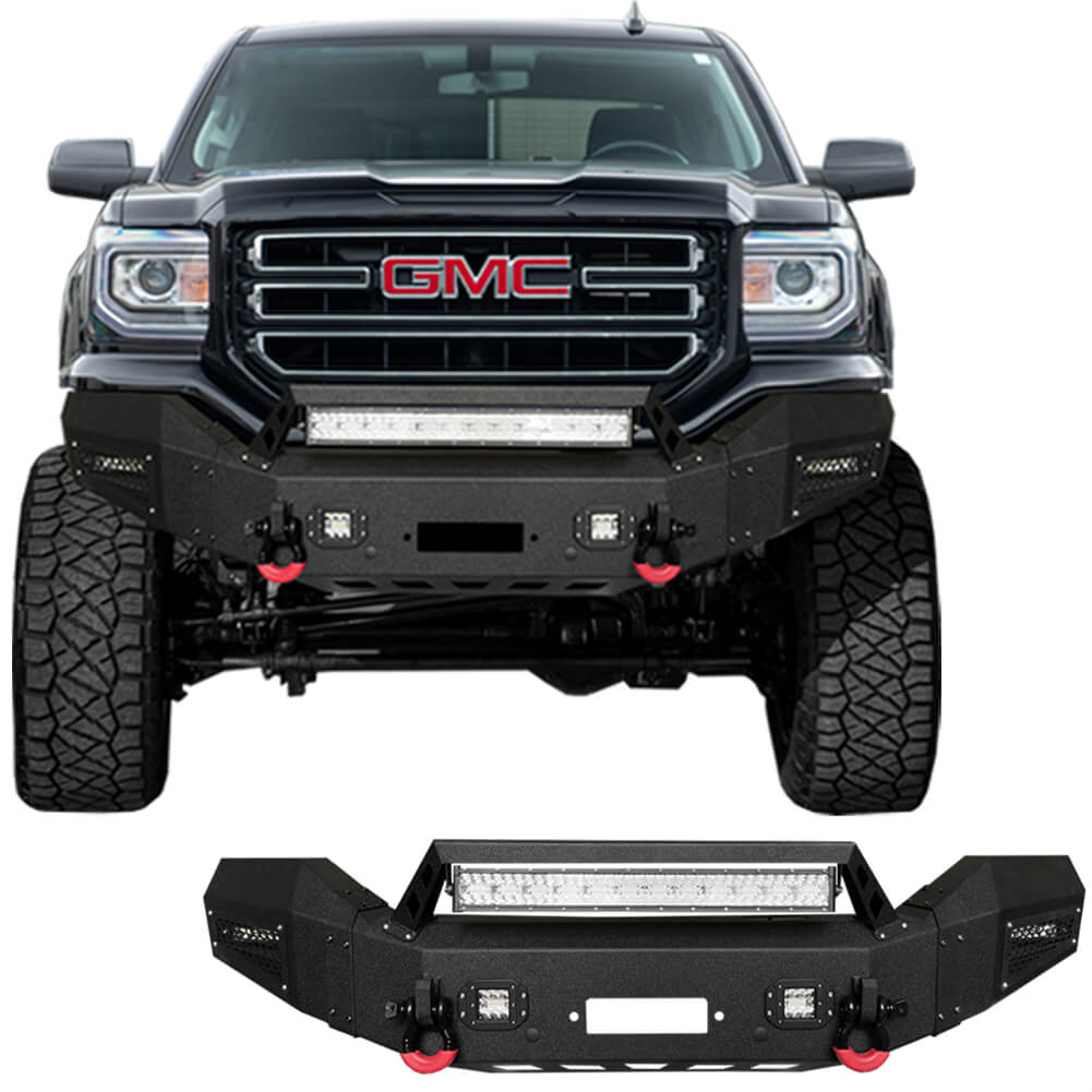 Vijay Front Bumper Fits 2016-2018 GMC Sierra 1500