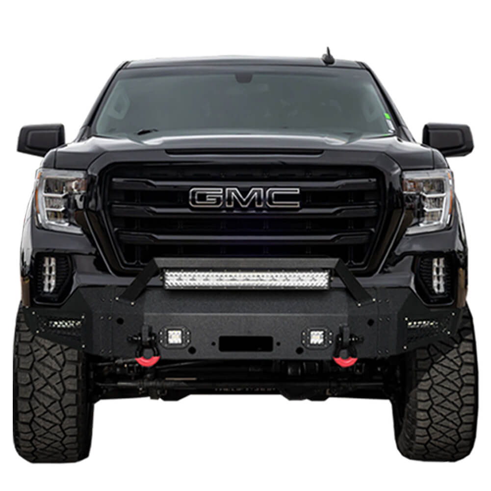 Vijay Front Bumper and Rear Bumper Fits 2019-2021 GMC Sierra 1500 and 2022 GMC Sierra 1500 Limited