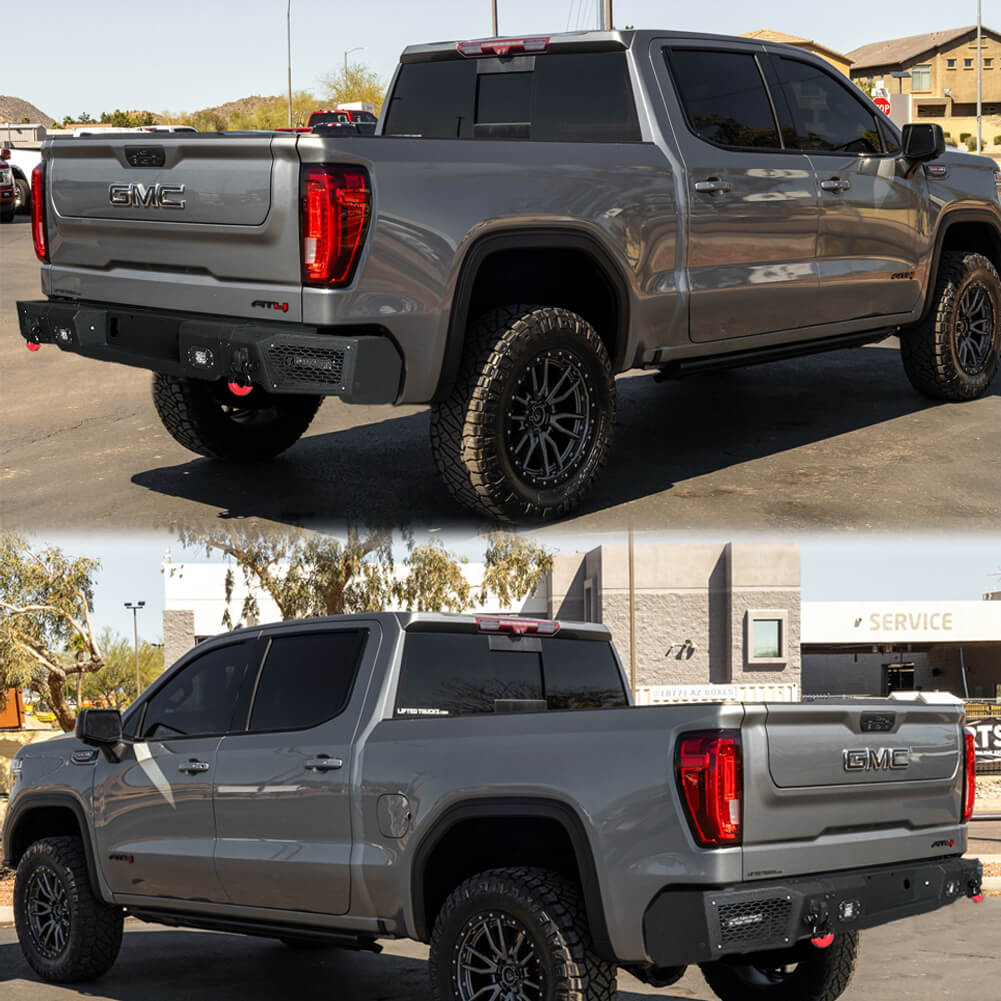 Vijay Front Bumper and Rear Bumper Fits 2019-2021 GMC Sierra 1500 and 2022 GMC Sierra 1500 Limited