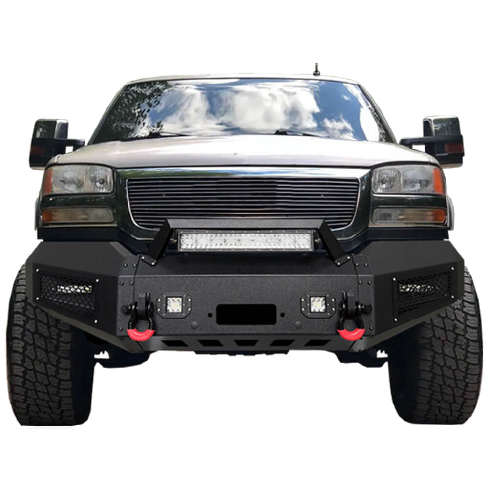 Vijay Front Bumper and Rear Bumper Fits 2003-2006 GMC Sierra 2500/3500