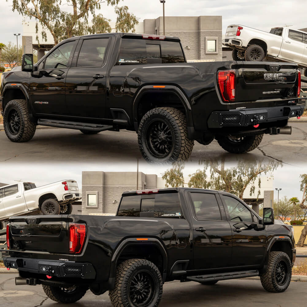 Vijay Rear Bumper Fits 2020-2023 GMC Sierra 2500丨3500 and Chevy Silverado 2500丨3500