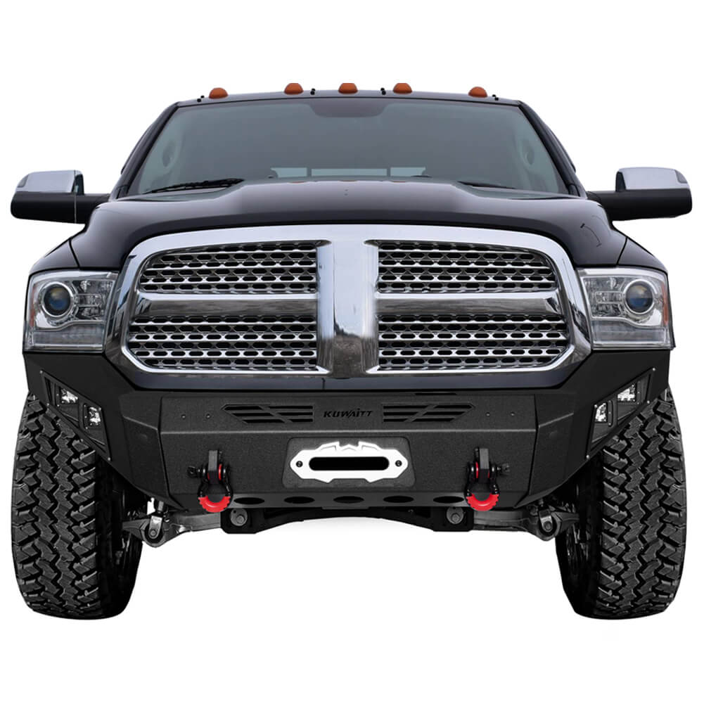 Vijay Front and Rear Bumper Fits 2013-2018 Dodge RAM 1500(Exclude Rebel) and 2019-2024 RAM 1500 Classic