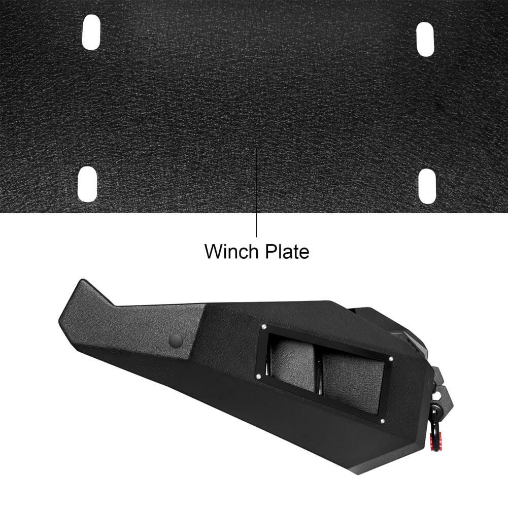 Vijay Front and Rear Bumper Fits 2013-2018 Dodge RAM 1500(Exclude Rebel) and 2019-2024 RAM 1500 Classic