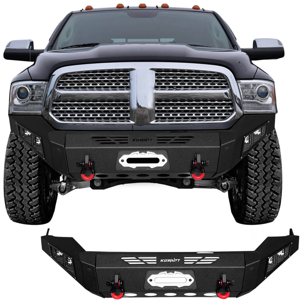 Vijay Front Bumper Fits 2013-2018 Dodge RAM 1500 (Exclude Rebel) and 2019-2024 RAM 1500 Classic