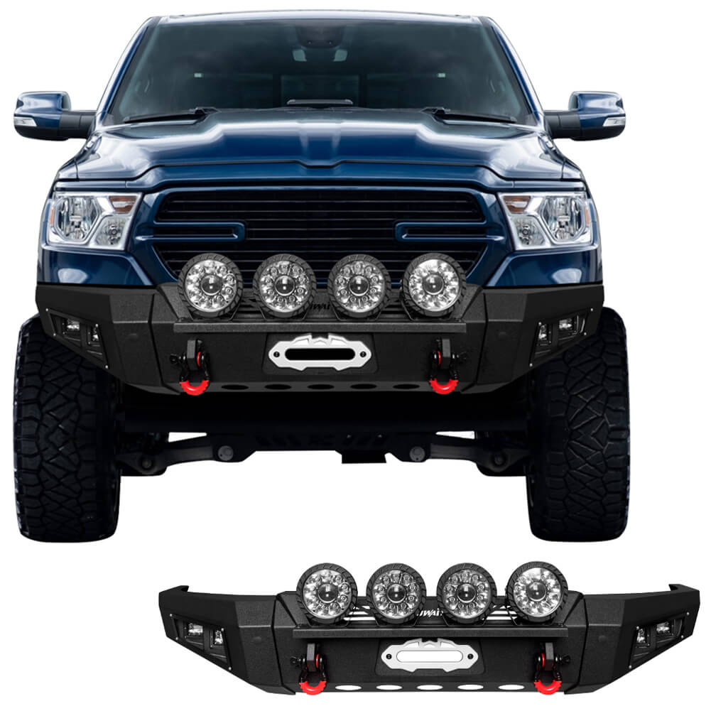 Vijay Front Bumper Fits 2019-2024 Dodge RAM 1500 (Exclude Classic)