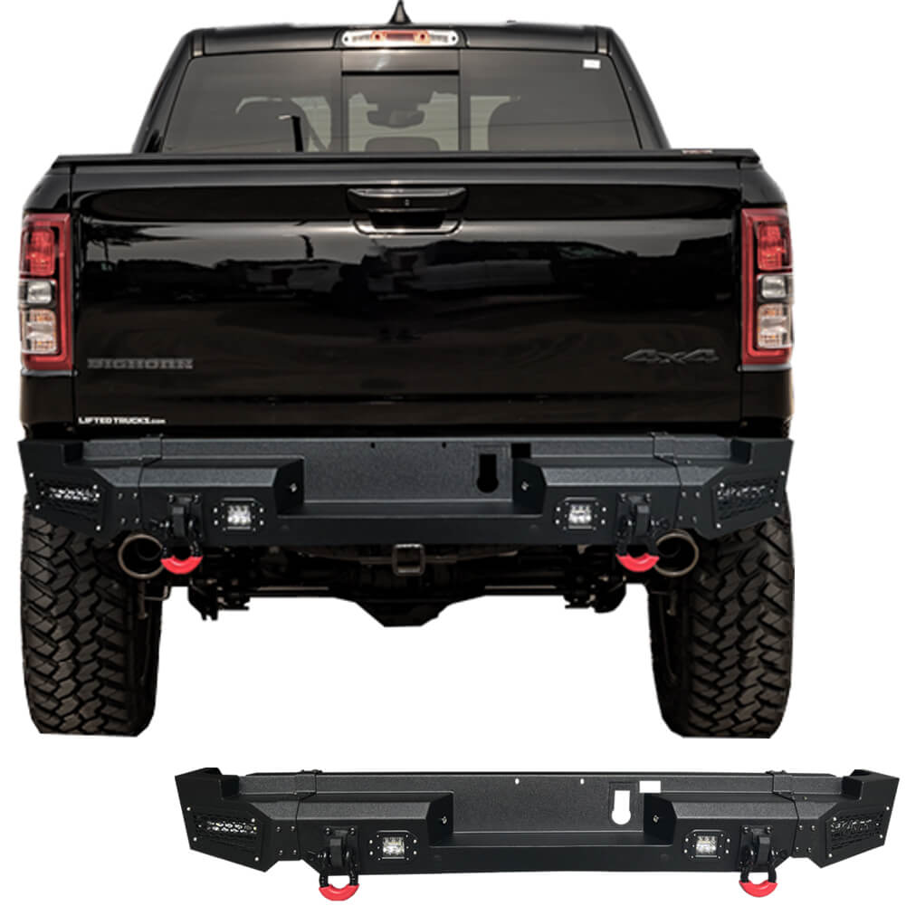 Vijay Rear Bumper Fits 2019-2024 Dodge RAM 1500 (Exclude Classics)