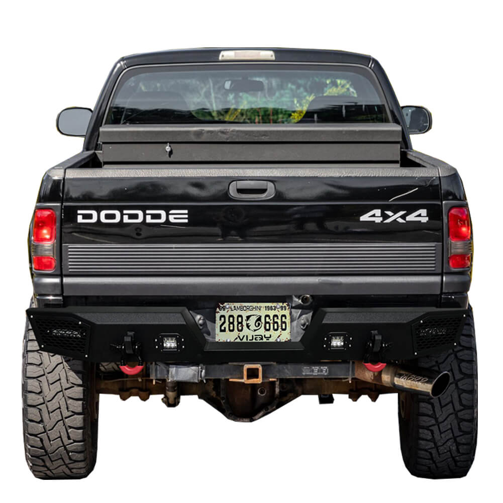 Vijay Rear Bumper Fits 1994-2001 Dodge Ram 1500 and 1994-2002 Dodge RAM 2500/3500