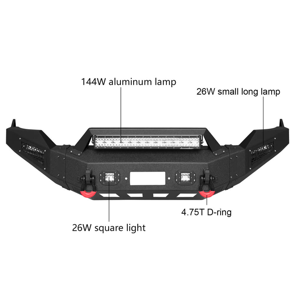 Vijay Front Bumper and Rear Bumper Fits 2019-2024 RAM 1500 Classic