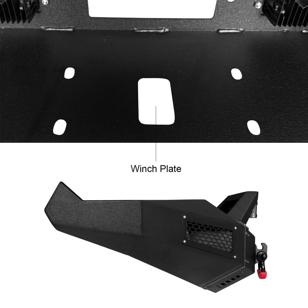 Vijay Front Bumper and Rear Bumper Fits 2013-2018 Dodge RAM 1500(Exclude Rebel)