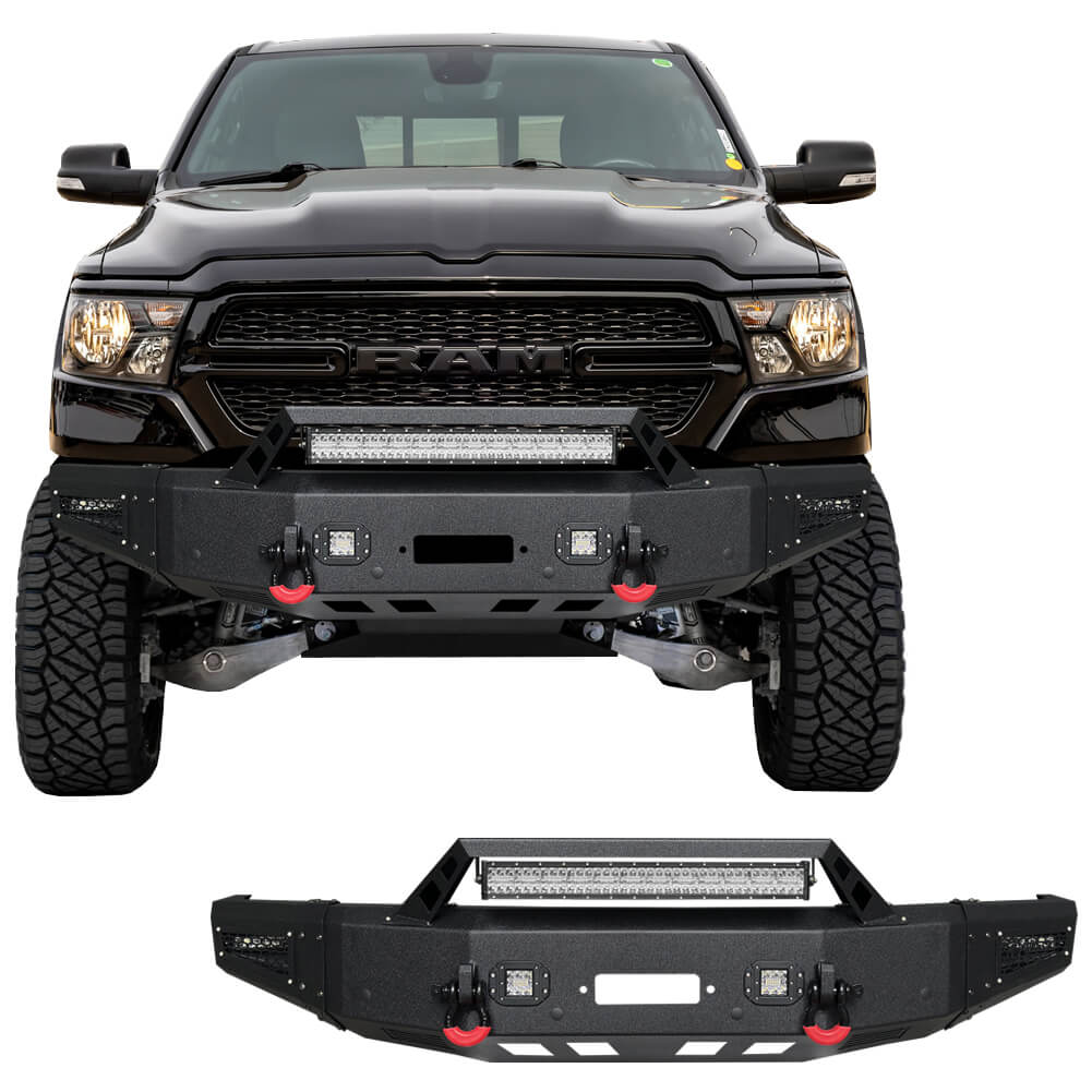 Vijay Front Bumper Fits 2019-2024 Dodge RAM 1500 (Exclude Classic)