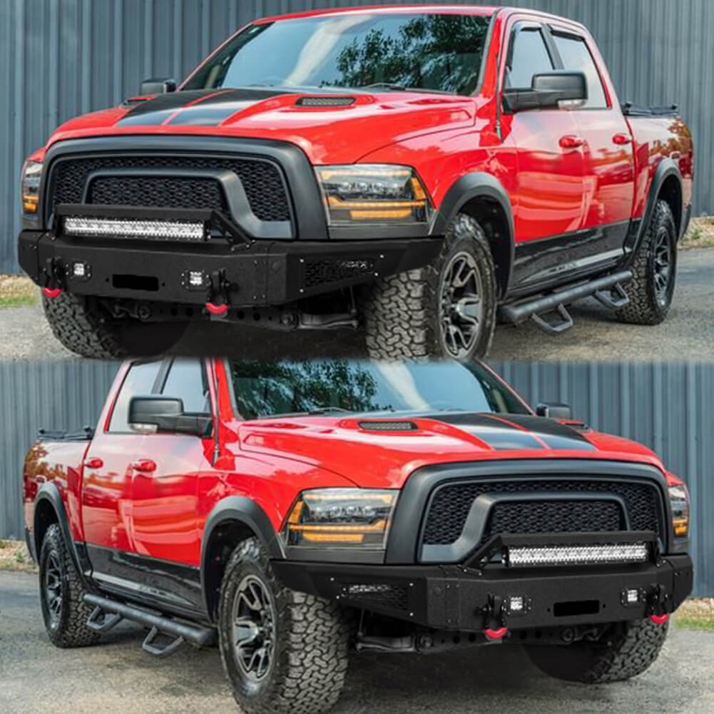 Vijay Front Bumper Fits 2015-2018 RAM 1500 Rebel