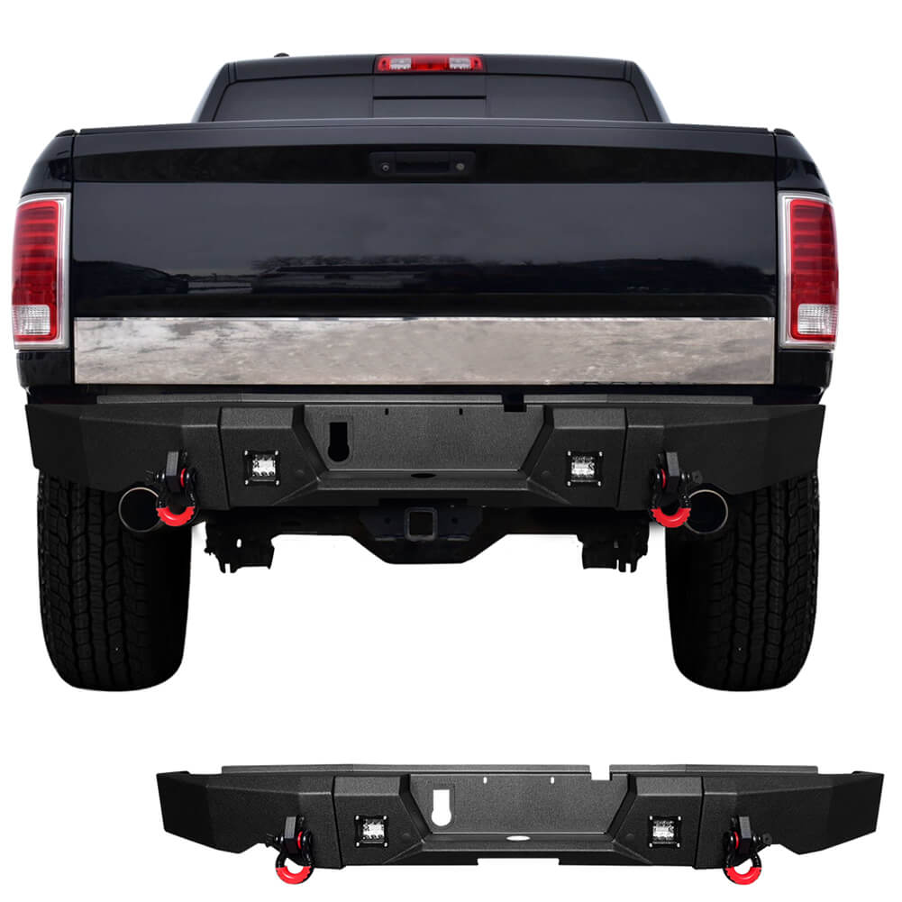 Vijay Rear Bumper Fits 2009-2018 Dodge RAM 1500 and 2019-2024 RAM 1500 Classic