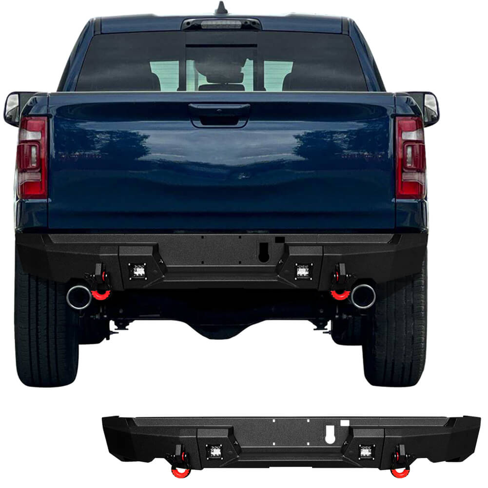 Vijay Rear Bumper Fits 2019-2024 Dodge RAM 1500 (Exclude Classics)