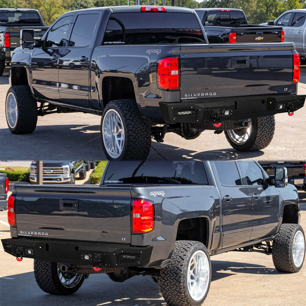 Vijay Front Bumper and Rear Bumper Fits 2016-2018 Chevy Silverado 1500