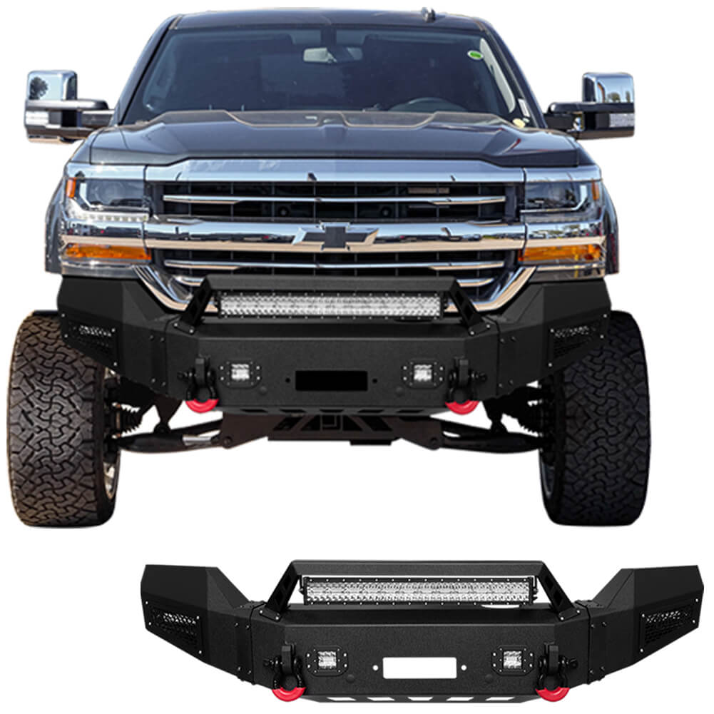 Vijay Front Bumper Fits 2016-2018 Chevy Silverado 1500