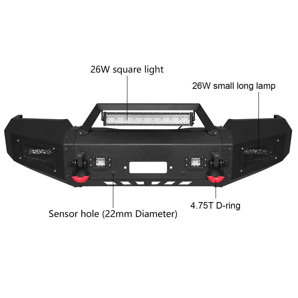 Vijay Front Bumper Fits 2003-2006 Chevy Silverado 2500丨3500