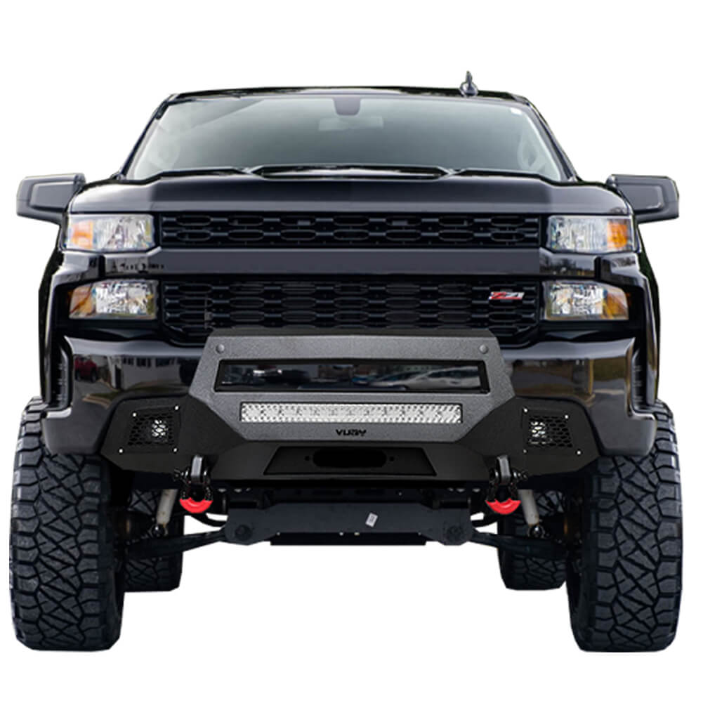 Vijay Front Bumper and Rear Bumper Fits 2019-2021 Chevy Silverado 1500