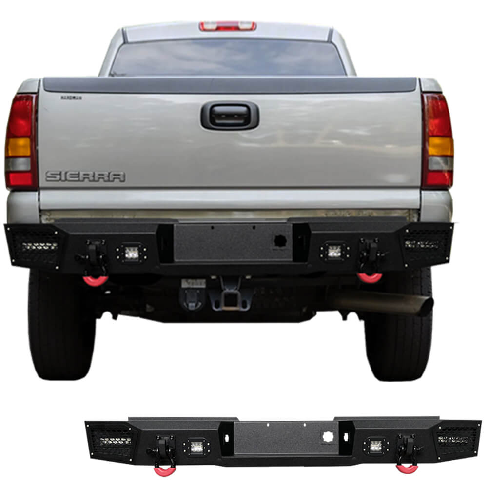 Vijay Rear Bumper Fits 1999-2006 Chevy Silverado 2500丨3500 丨 GMC Sierra 2500丨3500