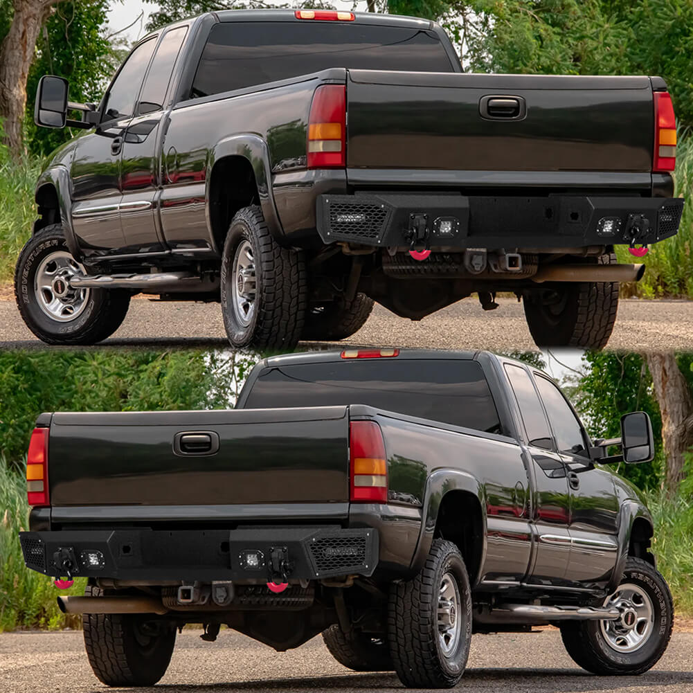 Vijay Rear Bumper Fits 1999-2006 GMC Sierra 2500丨3500 and Chevy Silverado 2500丨3500