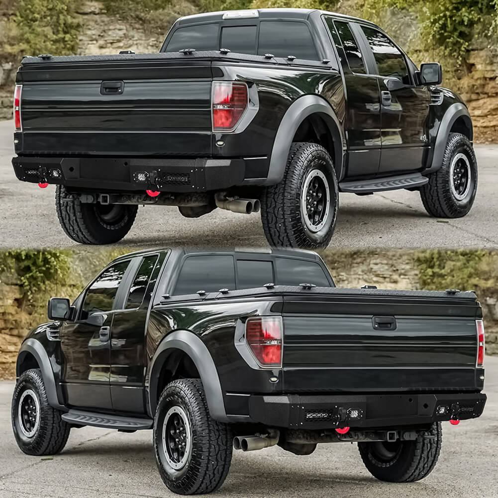 Vijay Rear Bumper Fits 2010-2014 Ford F150 Raptor SVT