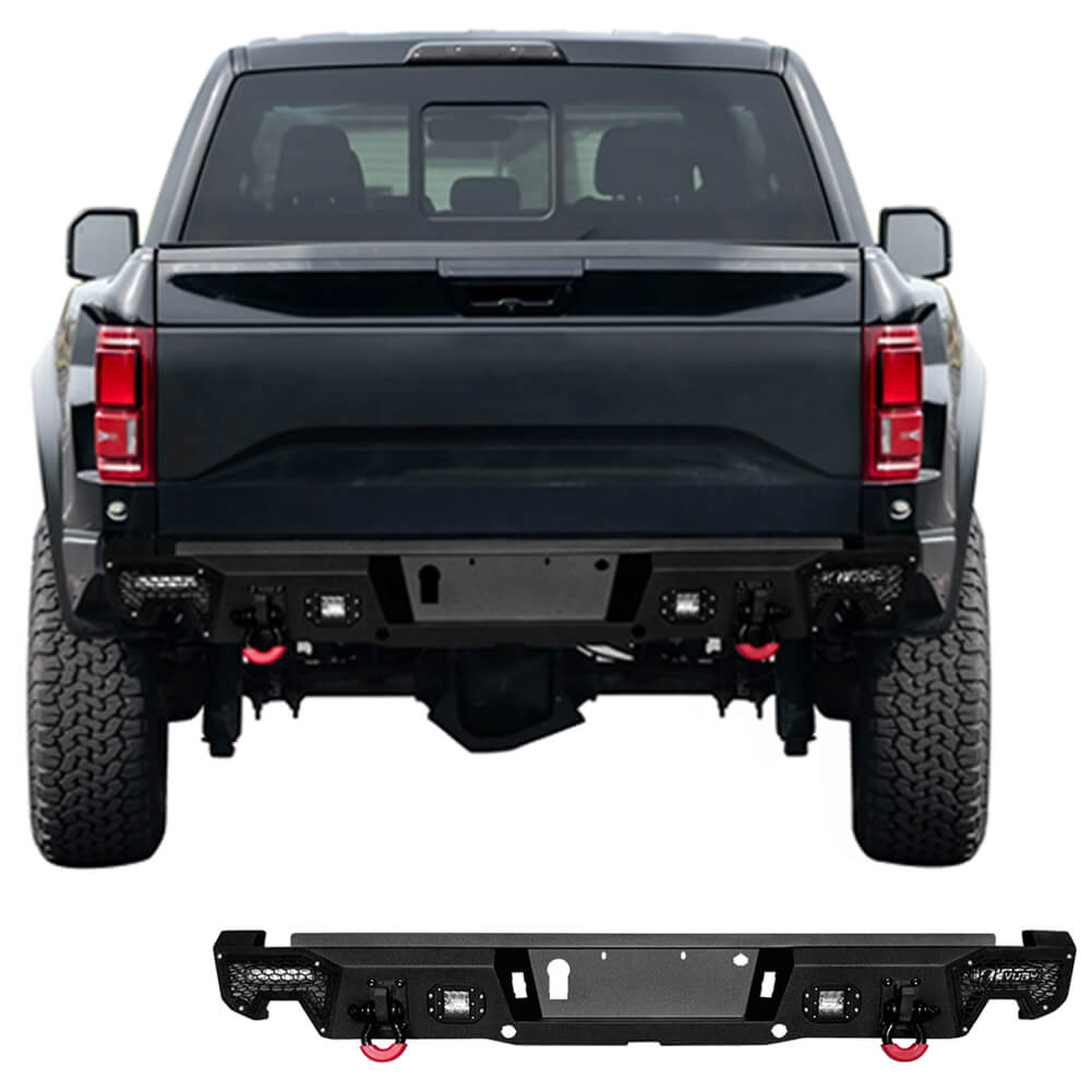 Vijay Rear Bumper Fits 2017-2020 Ford F150 Raptor SVT