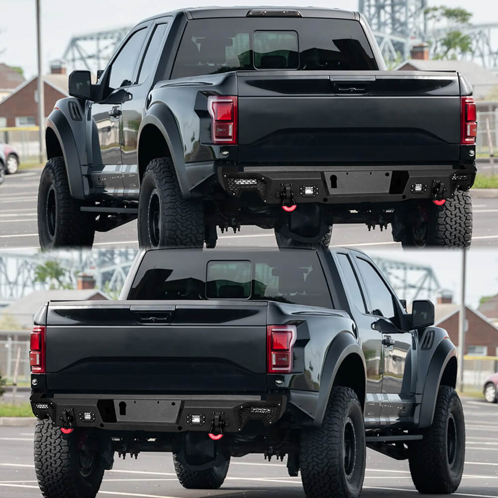 Vijay Rear Bumper Fits 2017-2020 Ford F150 Raptor SVT