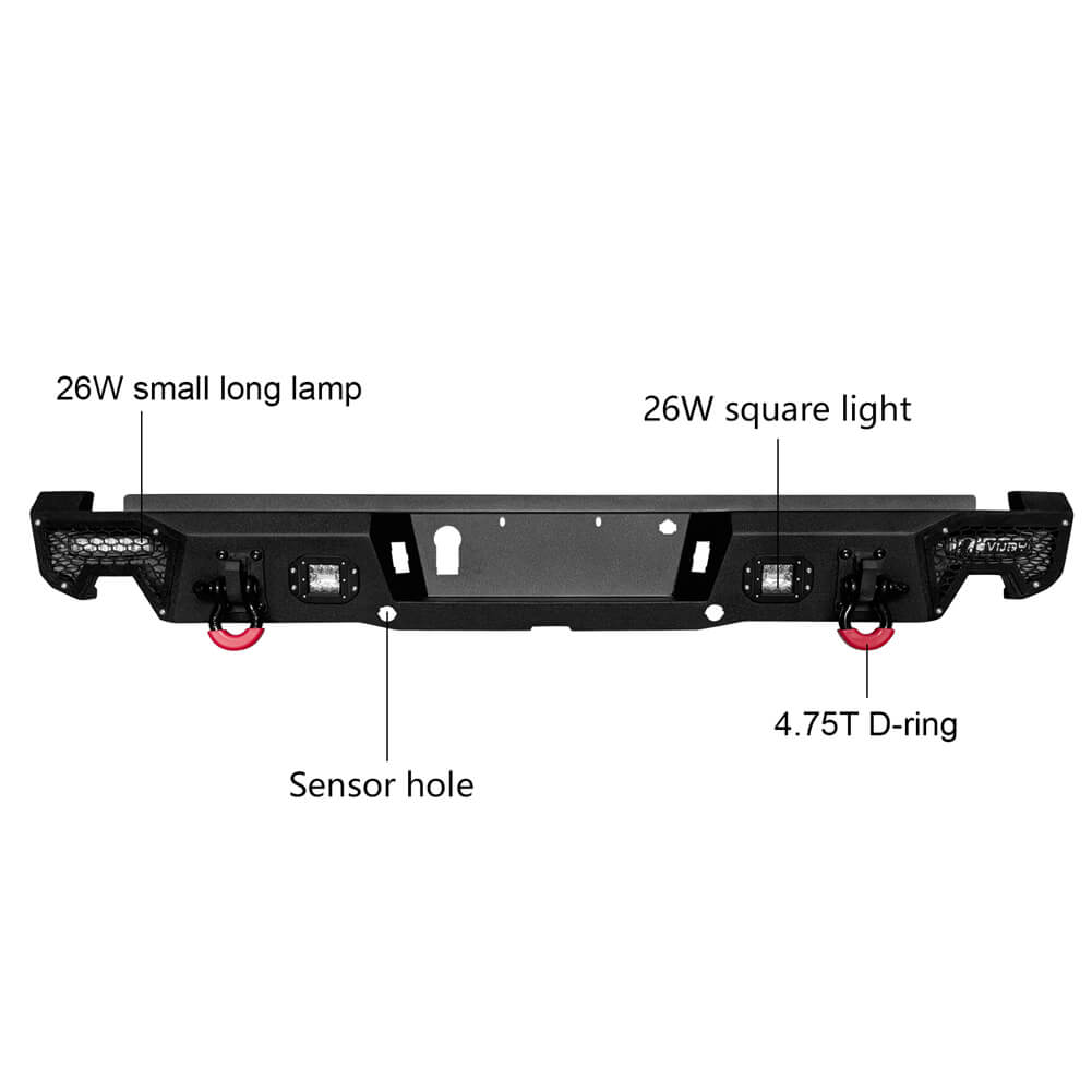 Vijay Front Bumper and Rear Bumper Fits 2017-2020 Ford F150 Raptor SVT