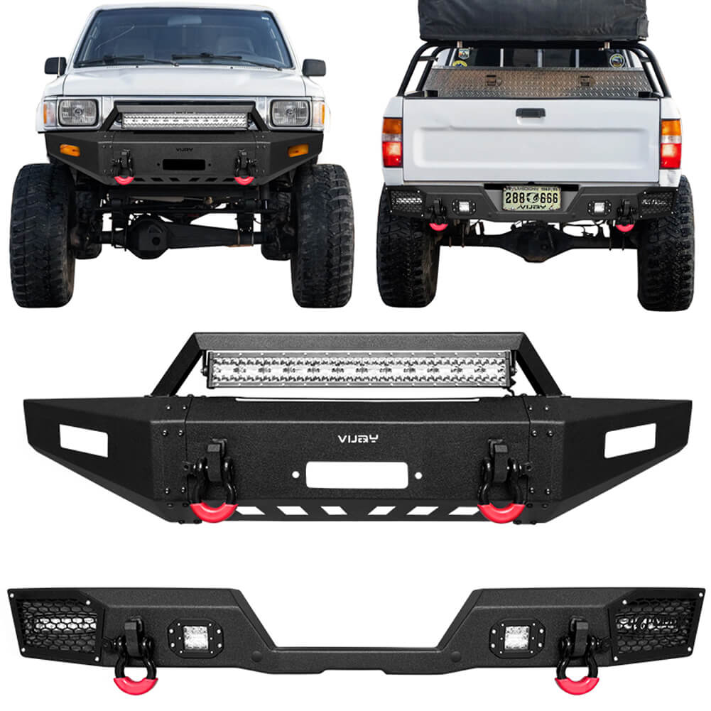 Vijay Front and Rear Bumper Fits 1989-1995 Toyota Pickup