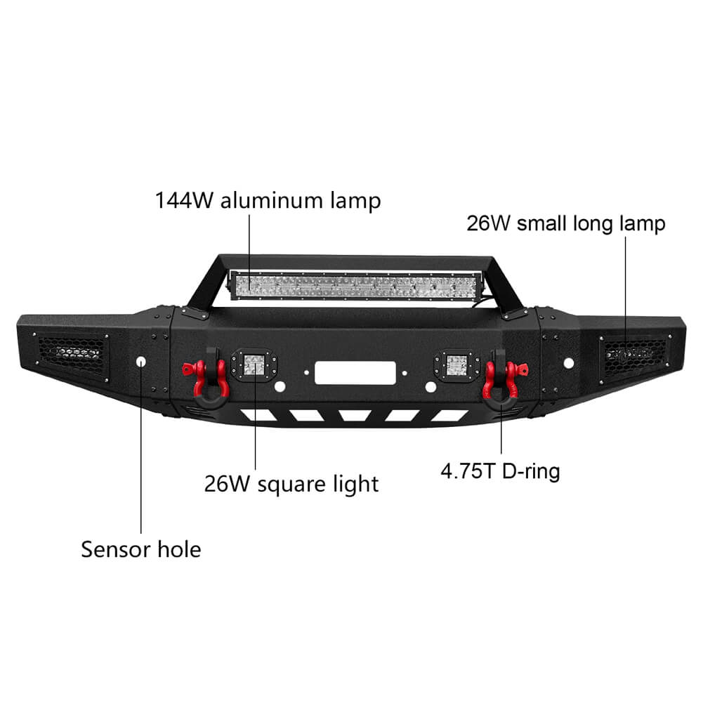 Vijay Front Bumper and Rear Bumper Fits 2021-2024 RAM 1500 TRX