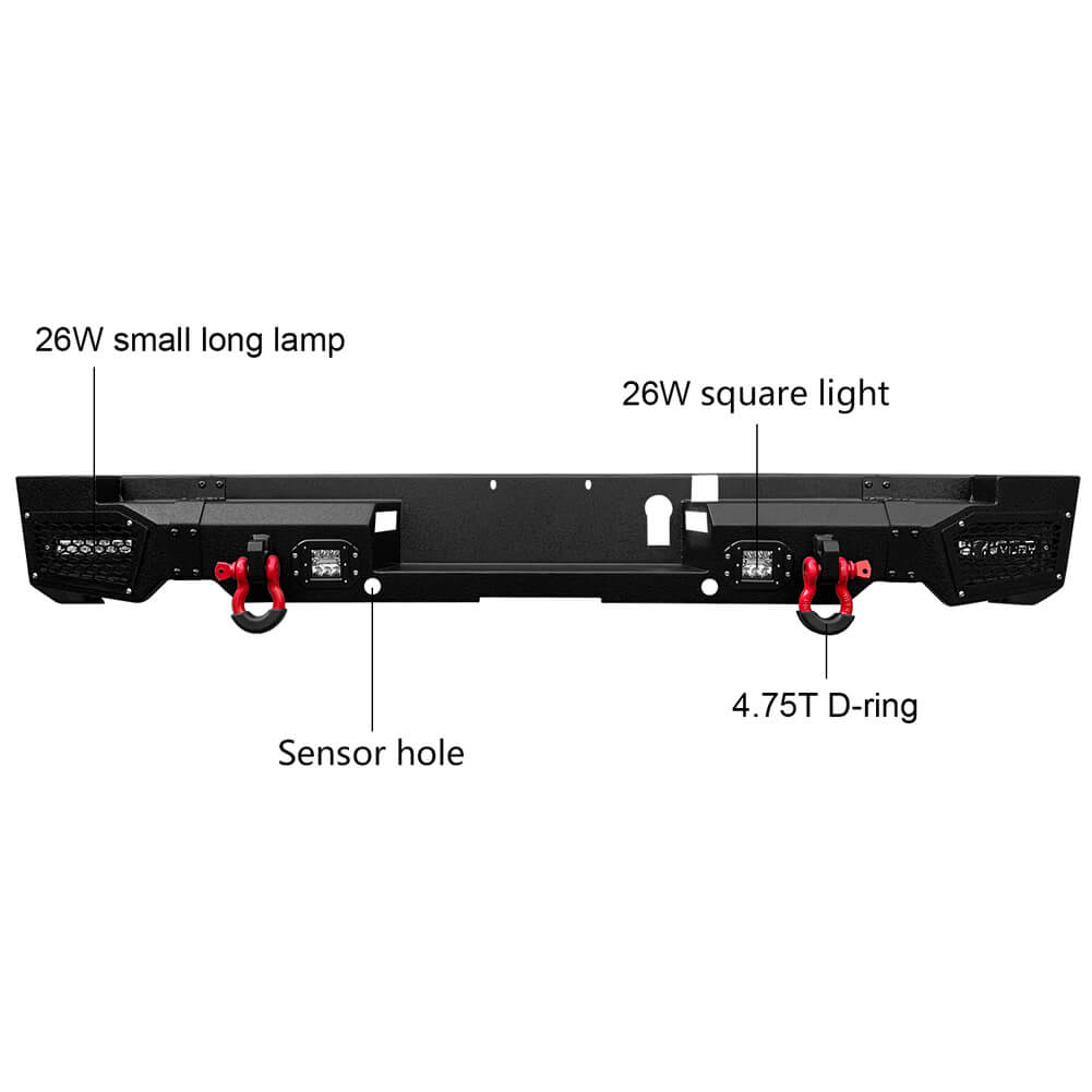 Vijay Front Bumper and Rear Bumper Fits 2021-2024 RAM 1500 TRX