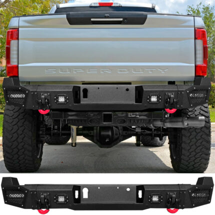 Vijay Rear Bumper Fits 2017-2022 Ford F250 F350 F450 Super Duty