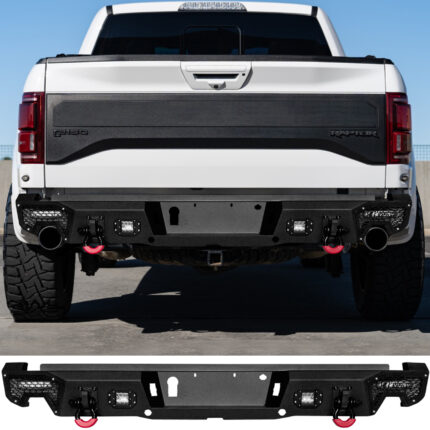 Vijay Rear Bumper Fits 2017-2020 Ford F150 Raptor SVT