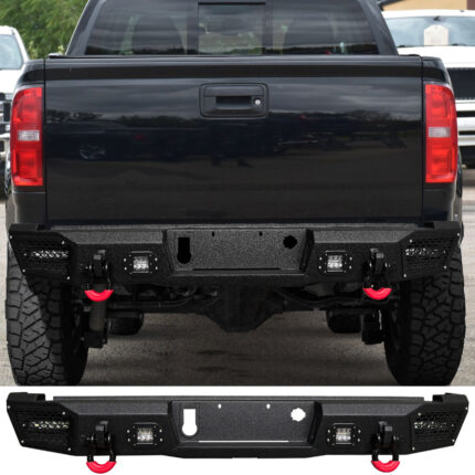 Vijay Rear Bumper Fits 2015-2022 GMC Canyon and 2015-2022 Chevy Colorado
