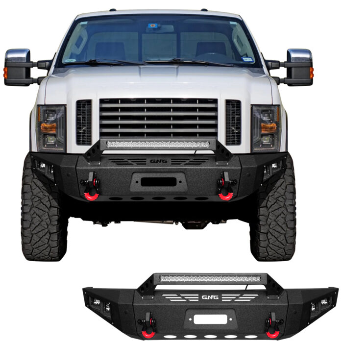 GNG Front Bumper Fits 2008-2010 Ford F250 F350 F450 Super Duty - vijay4x4