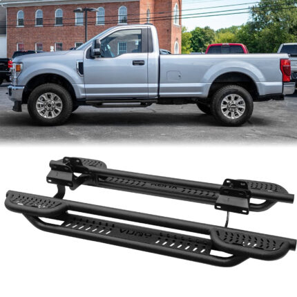 thumbnail image 2 of LEDKINGDOMUS Black Running Boards For 2015-2025 Ford F150 & 2017-2024 F250/F350 SuperCrew 2 of 6