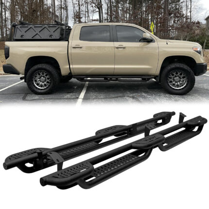 VIJAY Side Step Bars Running Boards Fits 2007-2021 Toyota Tundra Crewmax Cab