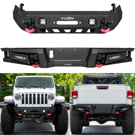 Vijay Front and Rear Bumper Fits 2020-2026 Jeep Gladiator JT