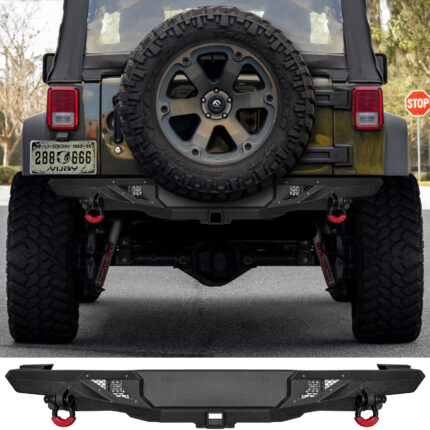 Vijay Rear Bumper Fits 2007-2018 Jeep Wrangler JK/JKU